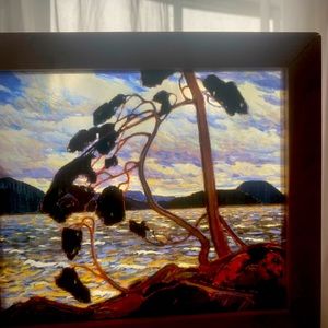 The West Wind. Small spot on frame chipped.